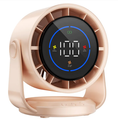 High-Speed Rechargeable Desktop Fan