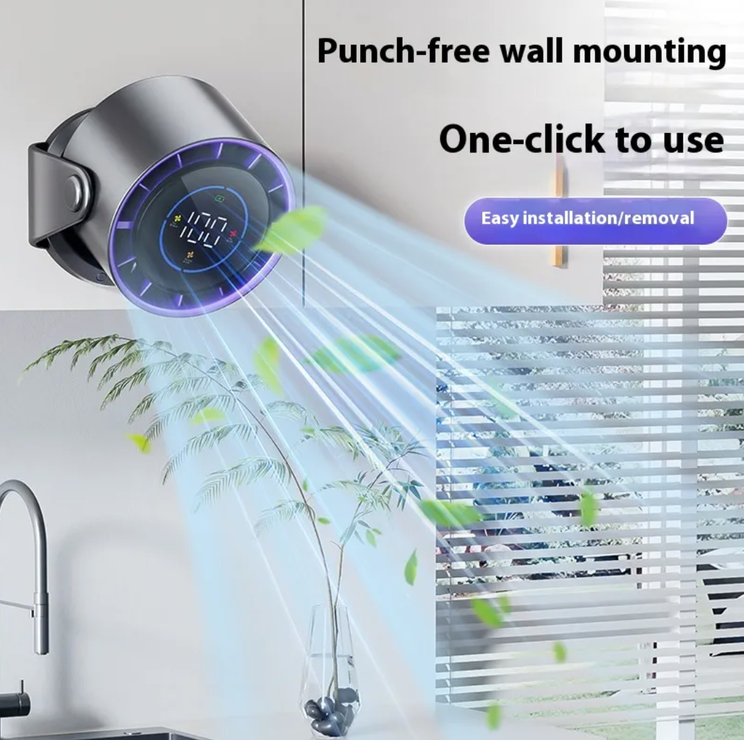 High-Speed Rechargeable Desktop Fan