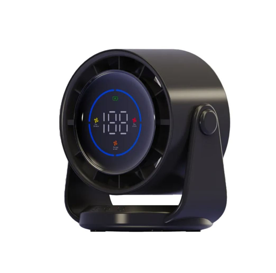 High-Speed Rechargeable Desktop Fan