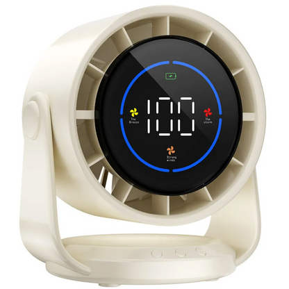 High-Speed Rechargeable Desktop Fan