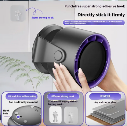 High-Speed Rechargeable Desktop Fan